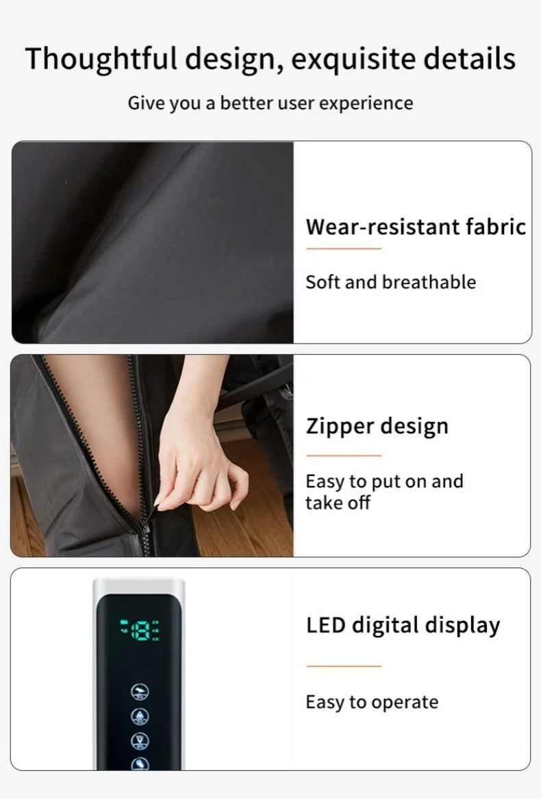 Massage Boots Air Wave Massager Leg and Foot smart air bag Massager to promote blood circulation