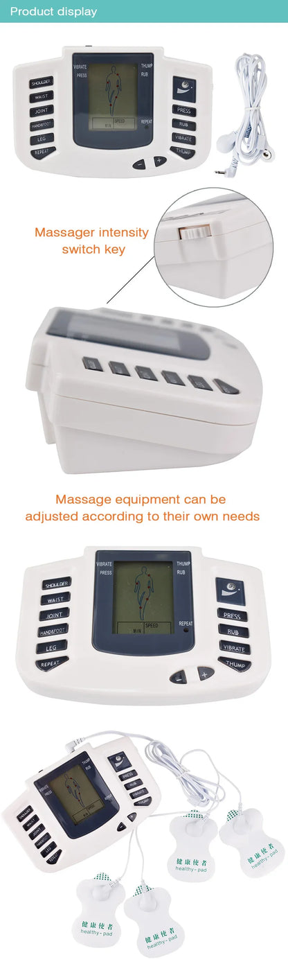 10 Modes Electrical EMS TENS Pulse Body Massage Acupoint Meridian Massage Slippers Foot Electrostimulator Body Relaxation Device