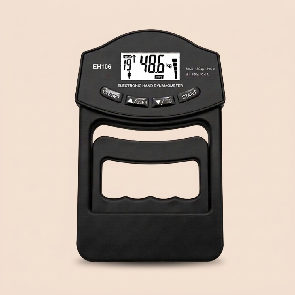 Trainovafit Digital Hand Dynamometer & Grip Strength Tester (396 lbs / 180 kg)