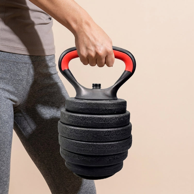 Trainovafit Adjustable Kettlebell Handle & Plate Loading Adapter Set