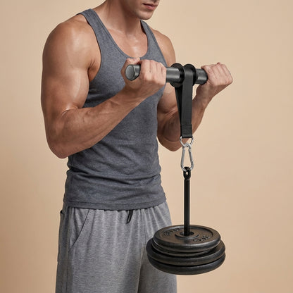 Trainovafit Heavy-Duty Forearm Wrist Roller & Weight Loading Pin Set