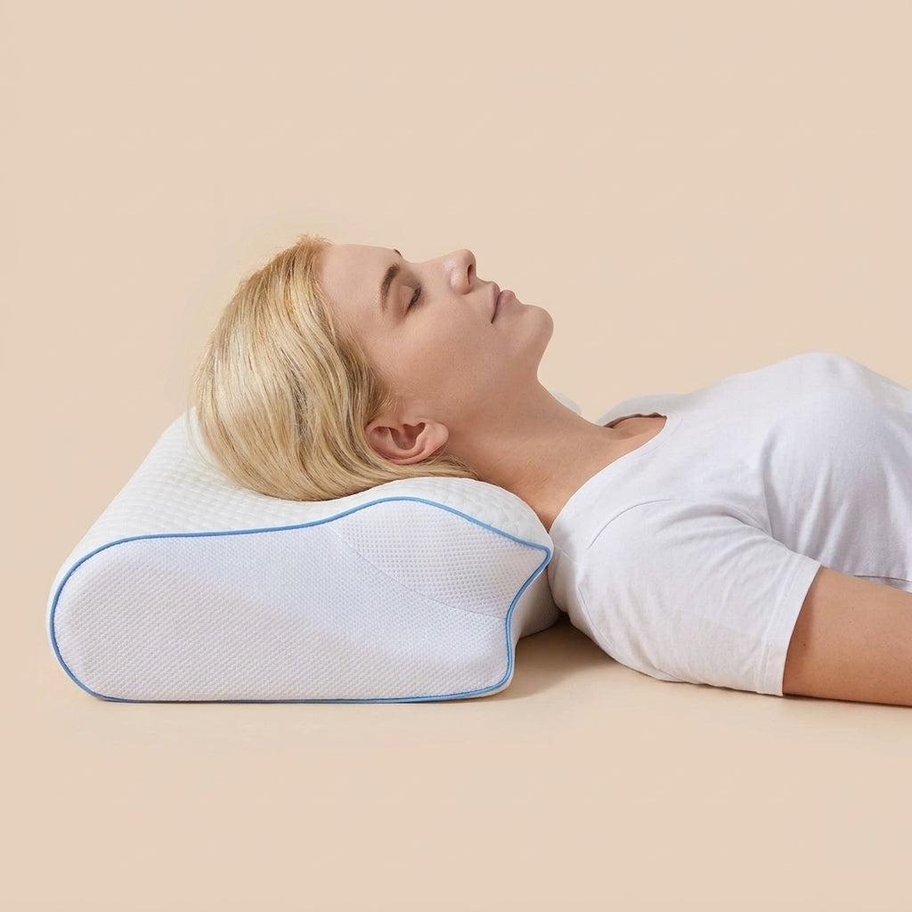 Trainovafit Ergonomic Butterfly Cervical Memory Foam Pillow