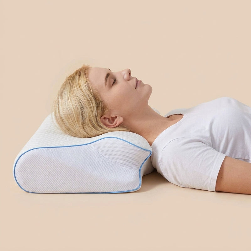 Trainovafit Ergonomic Butterfly Cervical Memory Foam Pillow